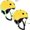Scoot And Ride Safety Helmet With LED Lemon
