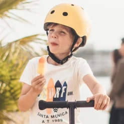 Scoot And Ride Safety Helmet With LED Lemon -Kids Toy Shop scoot and ride kids helmet s m lemon 51 55 cm bicycle helmets 82814 zoom