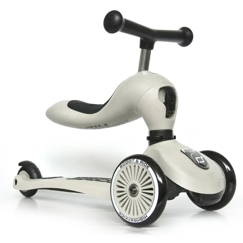 Scoot And Ride - Highway Kick 1 2in1 Scooter Ash 2 Scoot And Ride - Highway Kick 1 2in1 Scooter Ash - Image 2