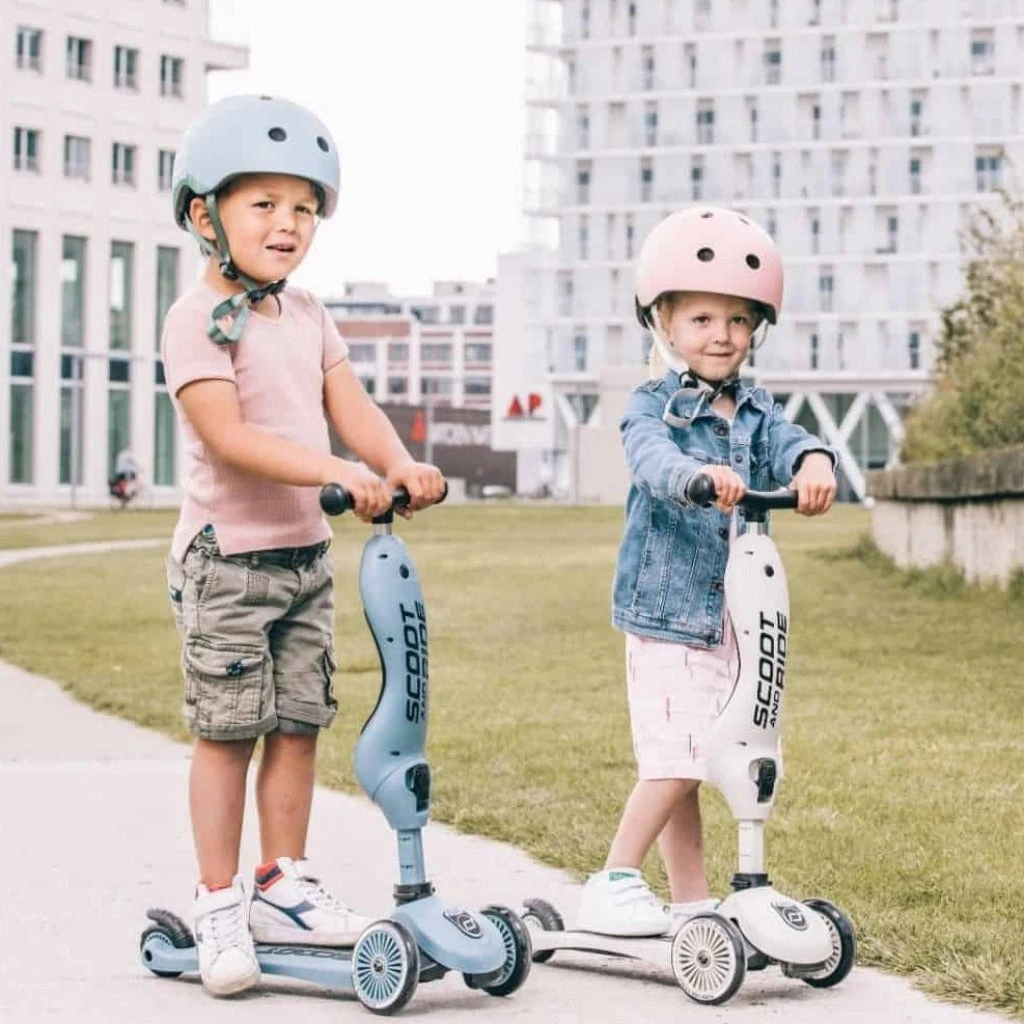 Scoot And Ride Safety Helmet With LED Steel 6 Scoot And Ride Safety Helmet With LED Steel - Image 6