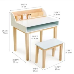 Tender Leaf Toys Desk And Chair -Kids Toy Shop tender leaf toys tender leaf desk and chair 1