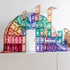 Connetix Tiles - Pastel 106 Piece Ball Run Pack